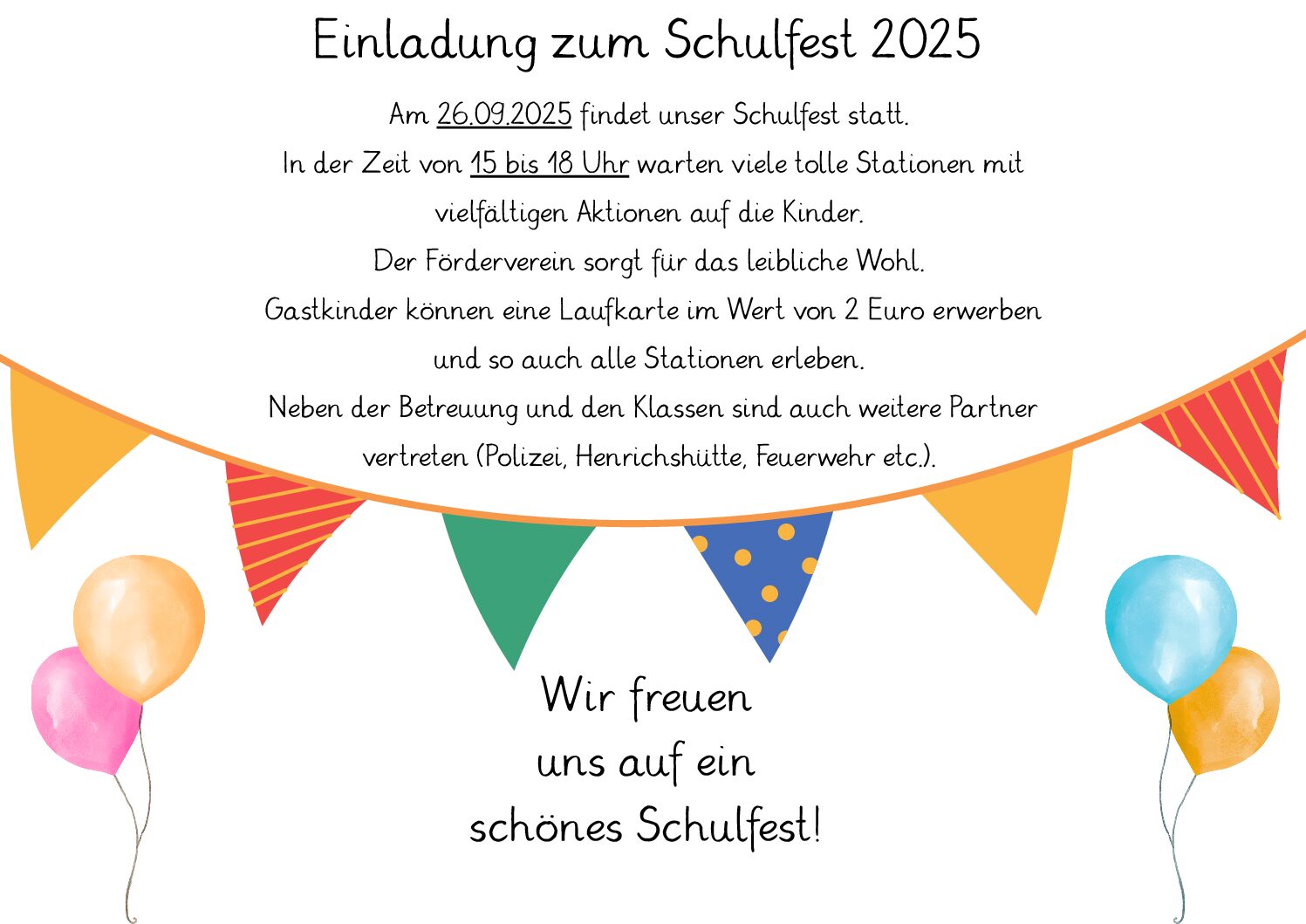 Schulfest